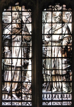 스미르나의 성 폴리카르포와 안티오키아의 성 이냐시오_photo by Lawrence OP_in the Magdalen College Chapel in Oxford_England.jpg